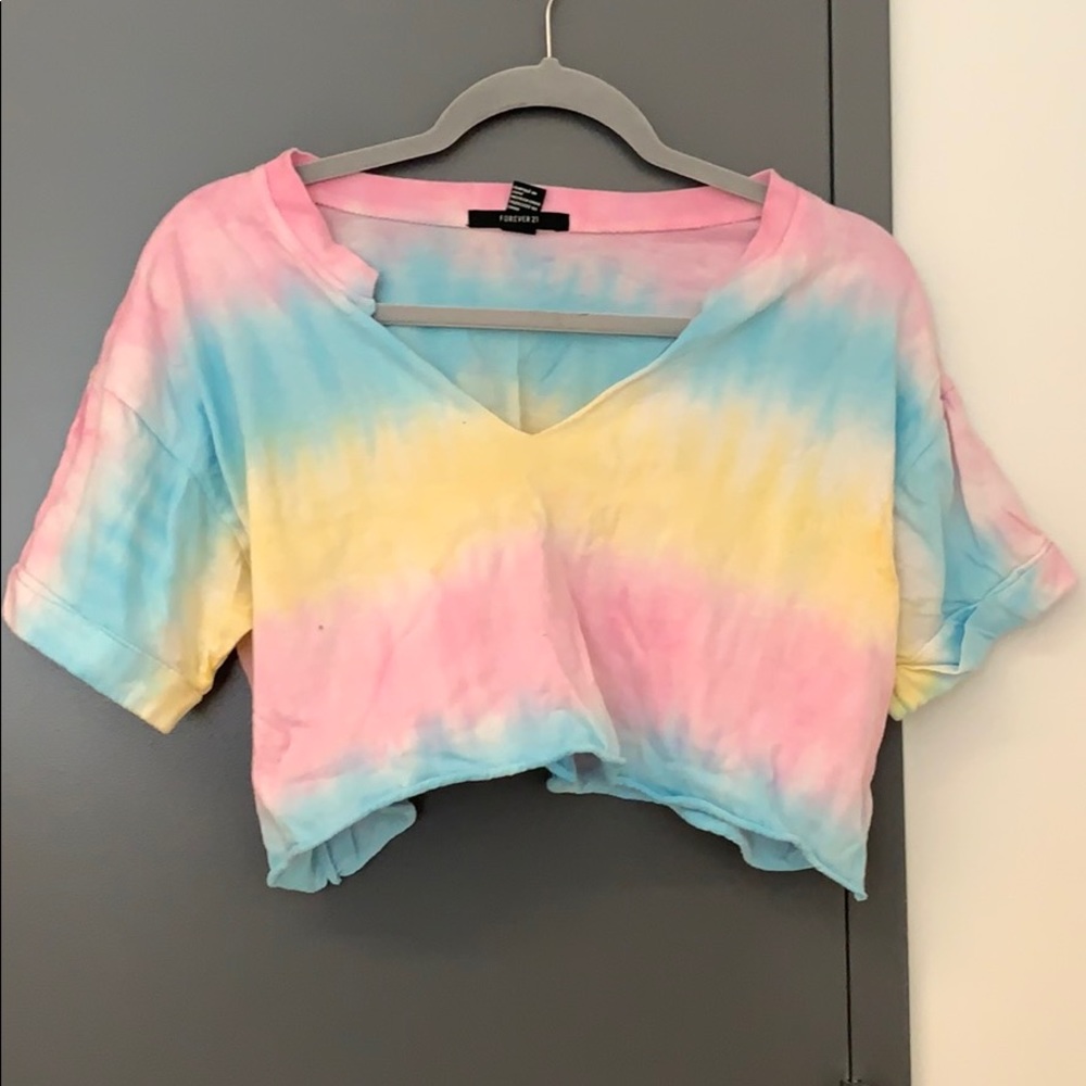 Tie-dye Crop Top